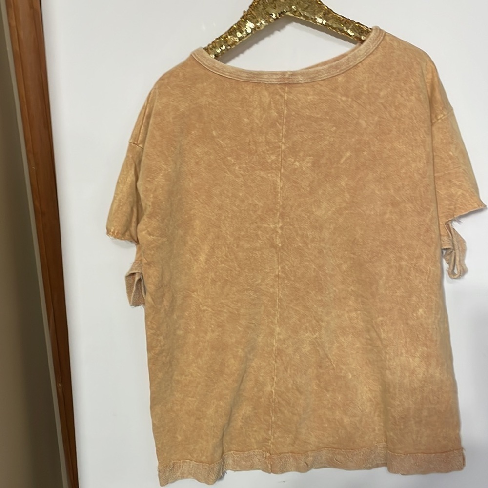 Anthropologie Maronie Cut Out Oversized Pullover Top / Brown - Picture 12 of 13